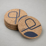 Load image into Gallery viewer, Organic Cork Coaster - Path
