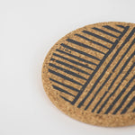 Load image into Gallery viewer, Organic Cork Coaster - Plough
