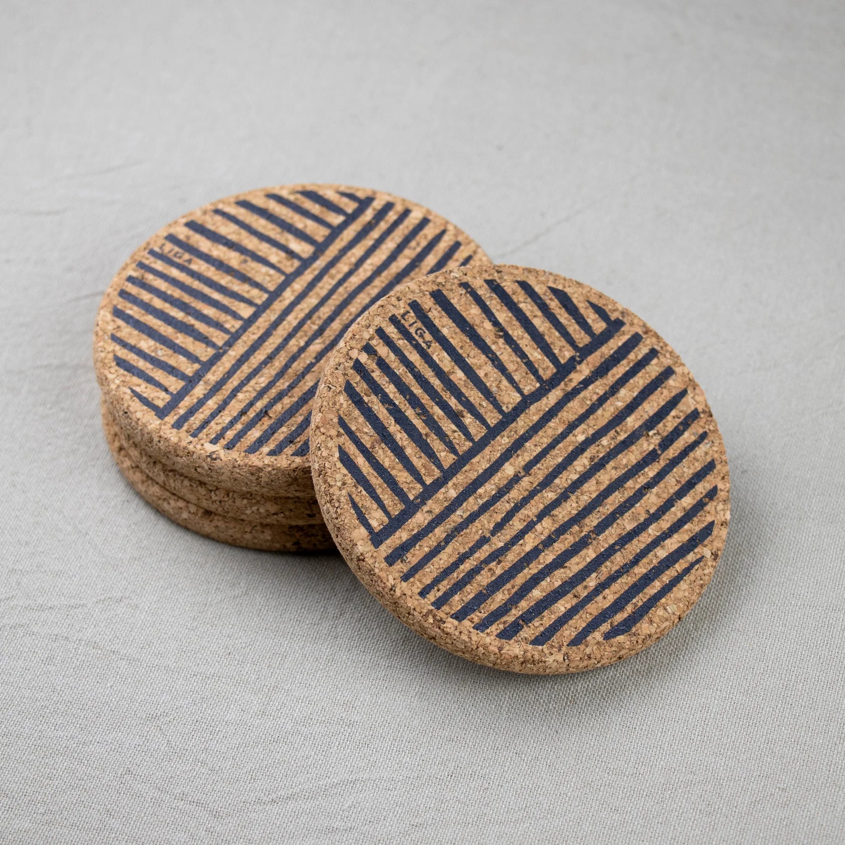 Organic Cork Coaster - Plough