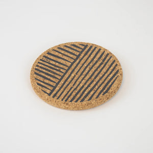 Organic Cork Coaster - Plough