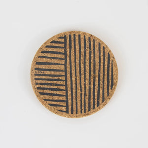 Organic Cork Coaster - Plough