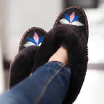 Load image into Gallery viewer, The Dark Sheepskin Slipper
