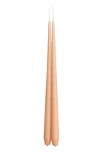 Load image into Gallery viewer, Peach Tapered Candle - pair
